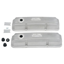 Load image into Gallery viewer, Edelbrock 41629 Classic Series Valve Cover for Ford FE V8 1958-1976 for Select Ford 300, Ford Club, Ford Country Sedan, Ford Country Squire, Ford Courier Sedan Delivery, Ford Custom, Ford Custom 300, Ford Custom 500, Ford Del Rio Wagon, Ford F-100, Ford