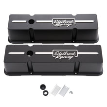 Load image into Gallery viewer, Edelbrock 41643 Racing Series Valve Covers for Chevy 262-400 V8 1959-86.