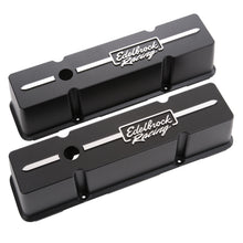 Load image into Gallery viewer, Edelbrock 41643 Racing Series Valve Covers for Chevy 262-400 V8 1959-86.