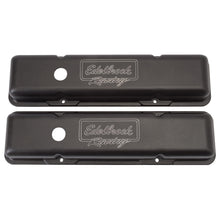 Load image into Gallery viewer, Edelbrock 41713 Victor Series Valve Covers for Chevy 262-400 1959-86