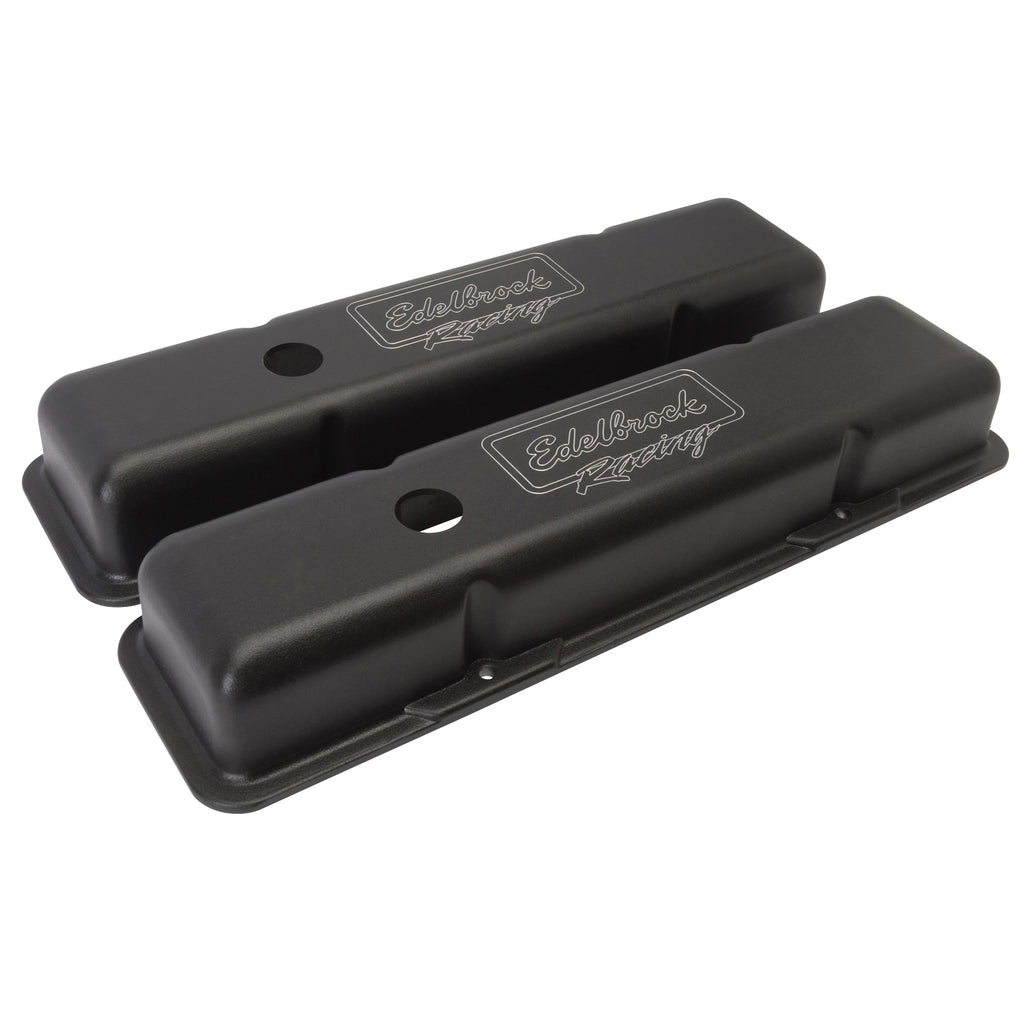 Edelbrock 41713 Victor Series Valve Covers for Chevy 262-400 1959-86