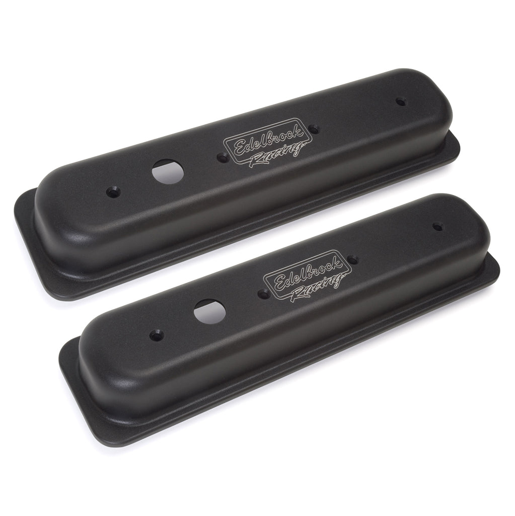 Edelbrock 41723 Victor Series Valve Covers for Chevy 262-400 1986-95 (centerbolt)