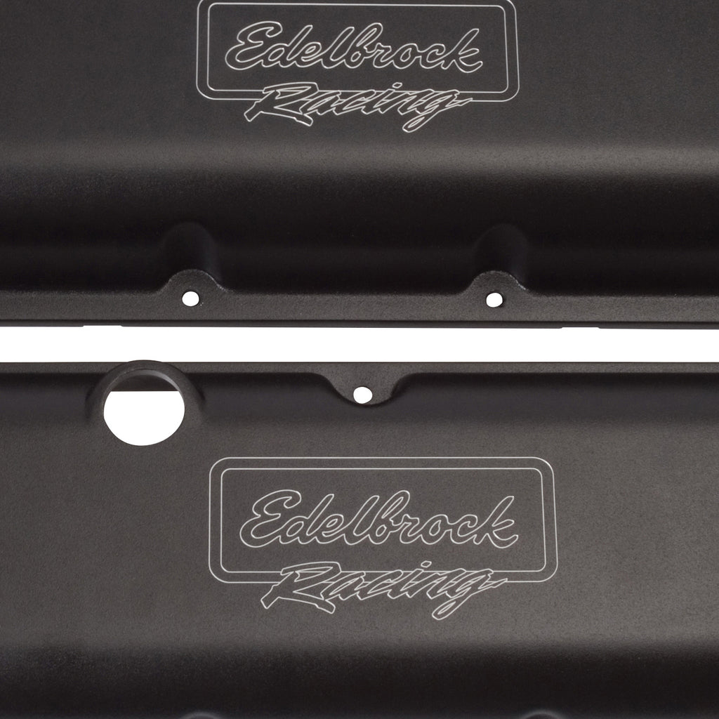 Edelbrock 41813 Victor Series Valve Covers, Low Profile, Chevy 396-502, 1965 & Later