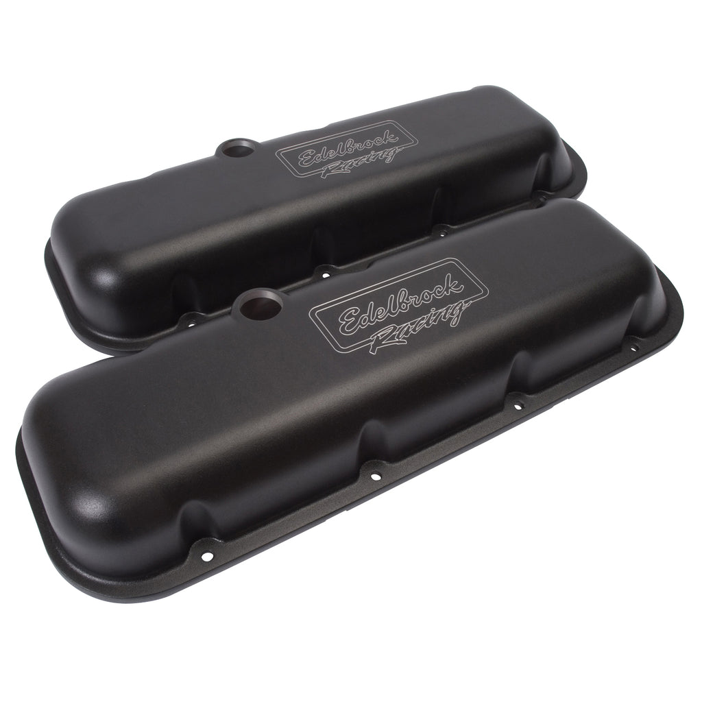 Edelbrock 41813 Victor Series Valve Covers, Low Profile, Chevy 396-502, 1965 & Later