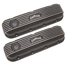 Load image into Gallery viewer, Edelbrock 41853 Classic Series Valve Cover for Chevy Big-Block V8 1965 &amp; Later for Select Chevrolet Bel Air, Chevrolet Biscayne, Chevrolet Blazer, Chevrolet Brookwood, Chevrolet C10, Chevrolet C10 Pickup, Chevrolet C10 Suburban, Chevrolet C20, Chevrolet