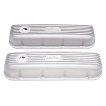 Load image into Gallery viewer, Edelbrock 41859 Classic Series Valve Cover for Chevy Big-Block V8 1965 &amp; Later for Select Chevrolet Bel Air, Chevrolet Biscayne, Chevrolet Blazer, Chevrolet Brookwood, Chevrolet C10, Chevrolet C10 Pickup, Chevrolet C10 Suburban, Chevrolet C20, Chevrolet