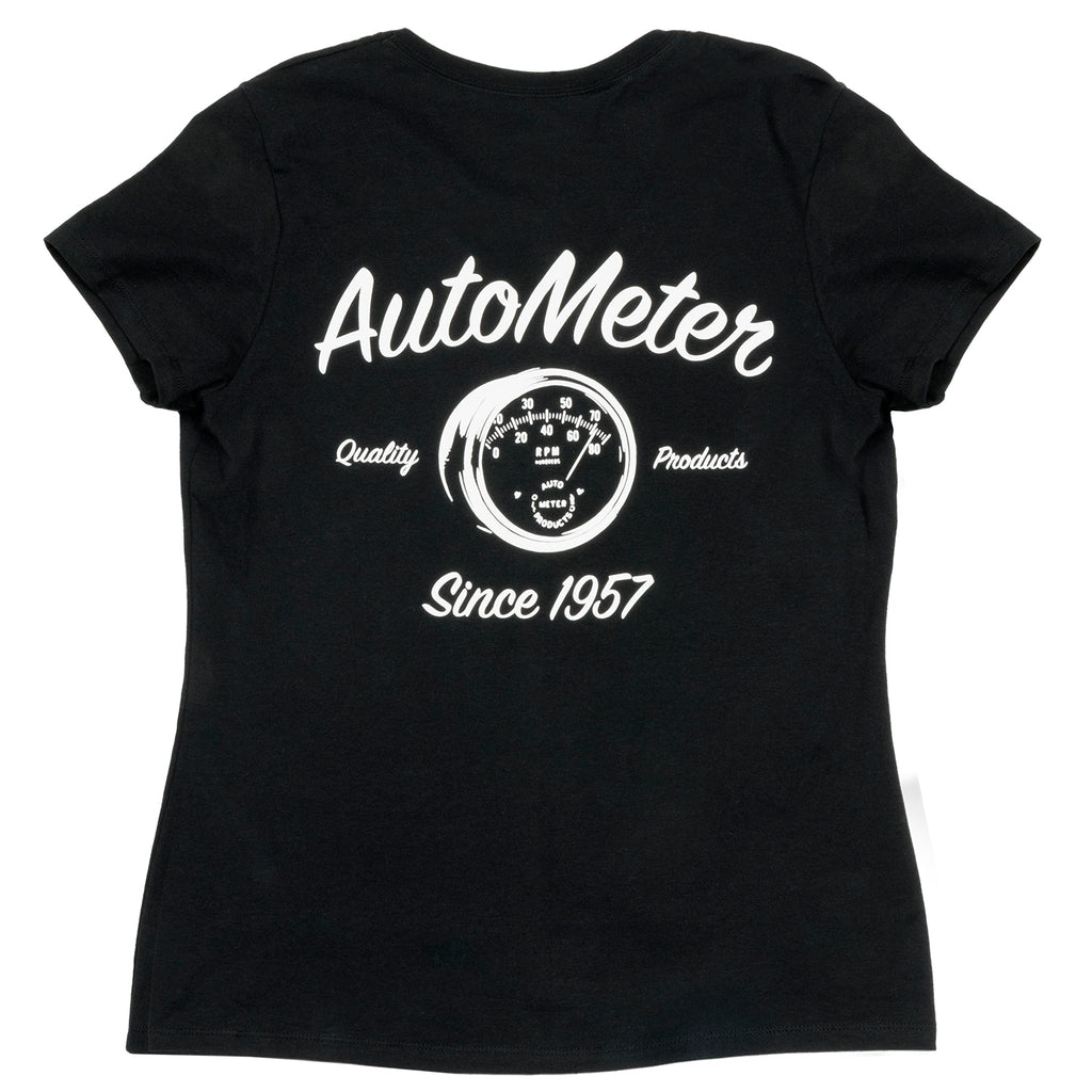 AutoMeter 0423WXXXL T-SHIRT, WOMEN'S XXXLARGE, BLACK, 'VINTAGE'