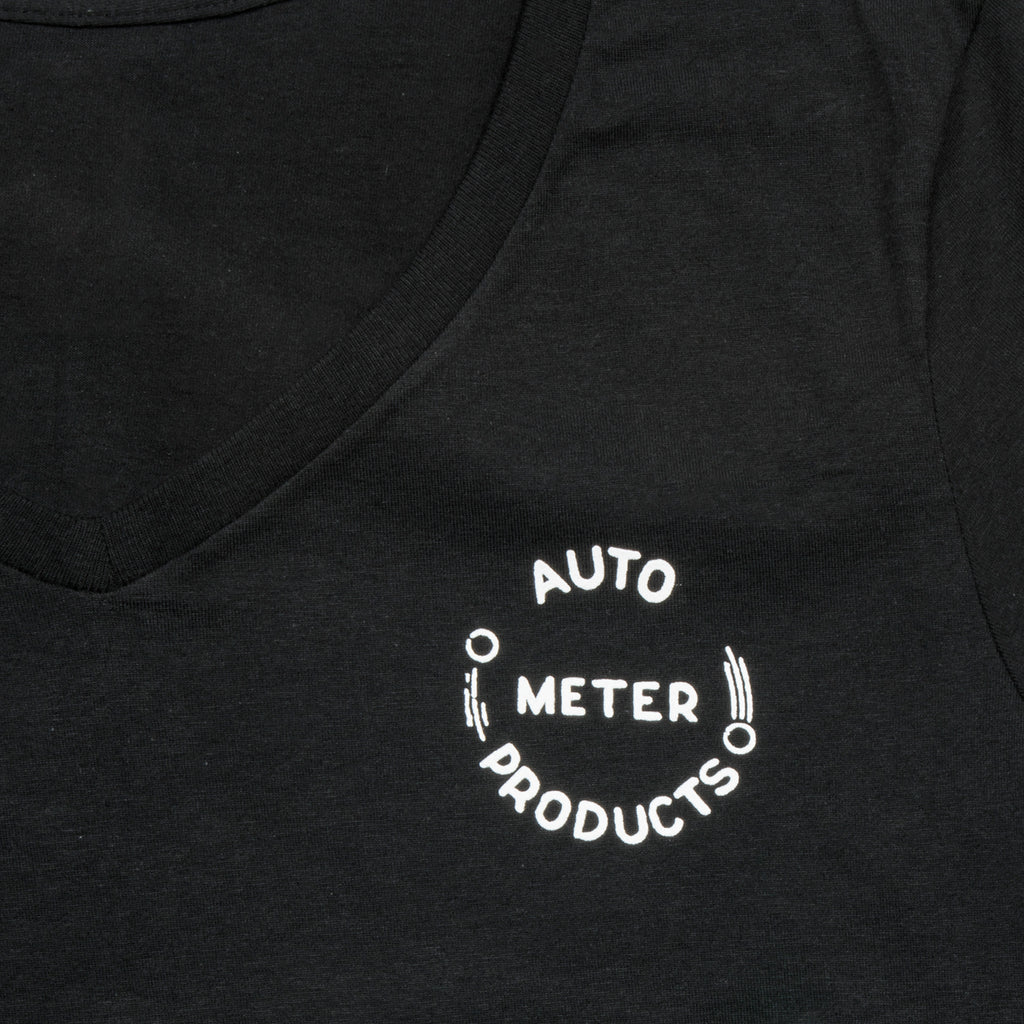 AutoMeter 0423WM T-SHIRT, WOMEN'S MEDIUM, BLACK, 'VINTAGE'