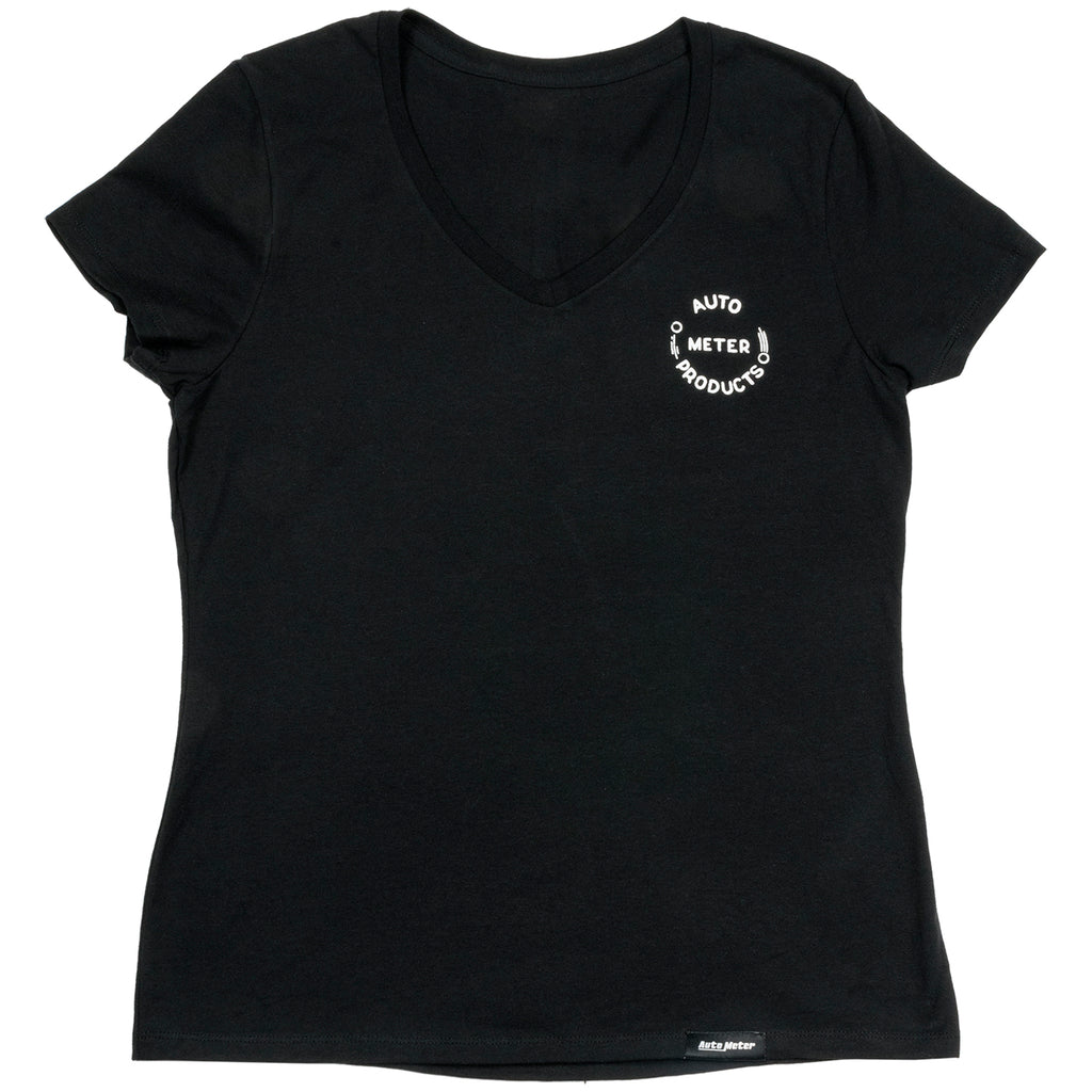 AutoMeter 0423WM T-SHIRT, WOMEN'S MEDIUM, BLACK, 'VINTAGE'