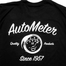 Load image into Gallery viewer, AutoMeter 0423M T-SHIRT, ADULT MEDIUM, BLACK, 'VINTAGE'