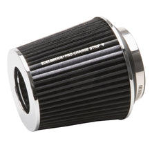 Load image into Gallery viewer, Edelbrock 43640 Pro-Flo Universal Black Medium Conical Air Filter with 3", 3.5", and 4" Inlet