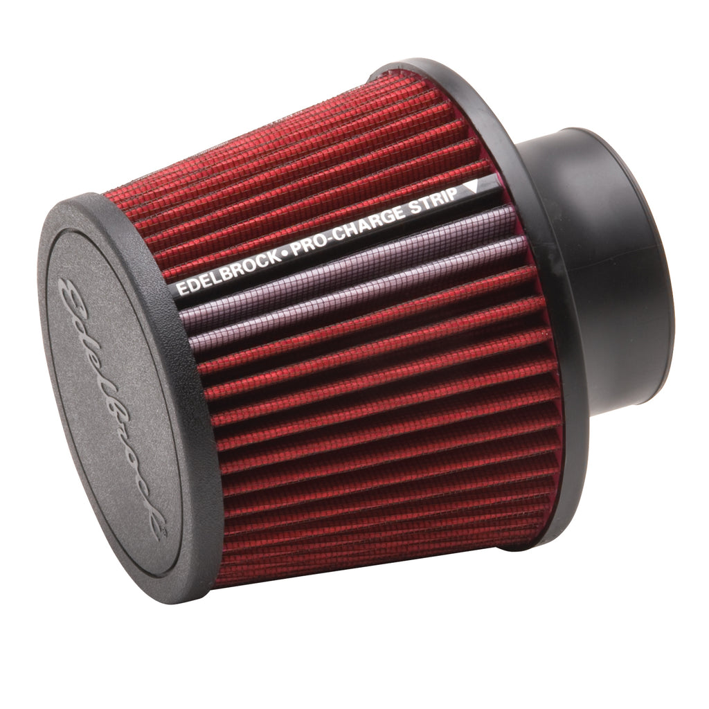 Edelbrock 43651 Pro-FloÂ® Universal Red Conical Air Filter with 3" Inlet