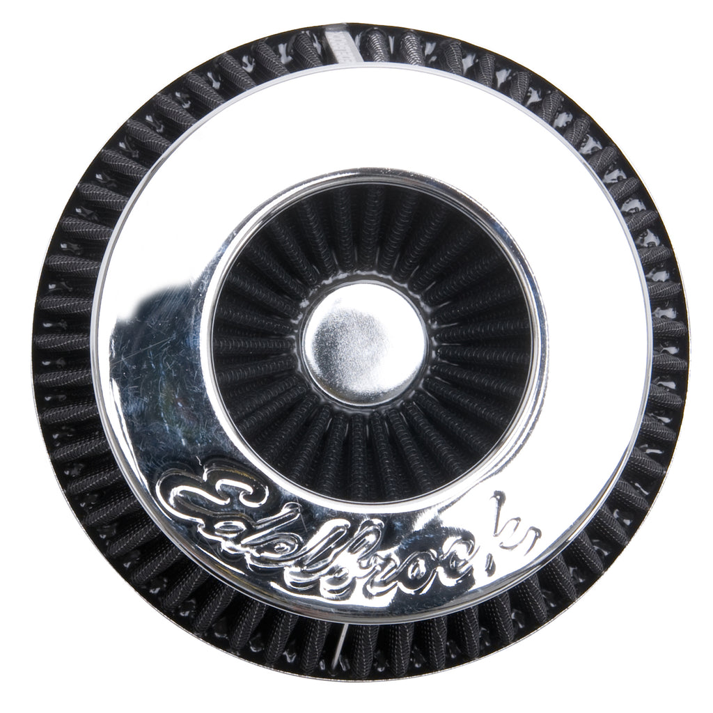 Edelbrock 43690 Pro-FloÂ® Universal Black Tall Conical Air Filter with 3", 3.5", and 4" Inlet