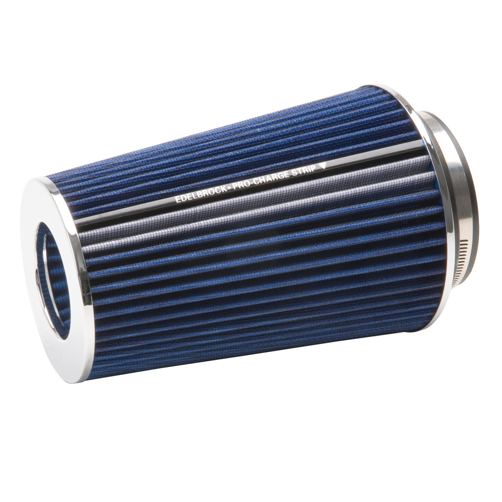 Edelbrock 43693 Pro-FloÂ® Universal Blue Tall Conical Air Filter with 3", 3.5", and 4" Inlet