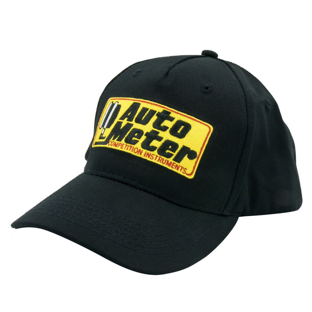 AutoMeter 0436 HAT, SNAP FIT ADJUSTABLE, BLACK, EMBROIDERED, 'COMPETITION'