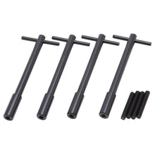 Load image into Gallery viewer, Edelbrock 44023 1-Piece Race Wing Bolts (Universal - 5" long) in Black Finish (Qty 4)