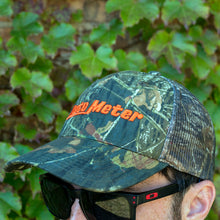 Load image into Gallery viewer, AutoMeter 0444 HAT, MESH BACK W/VELCRO, HUNTING CAMO, BLAZE ORANGE 'AUTOMETER'