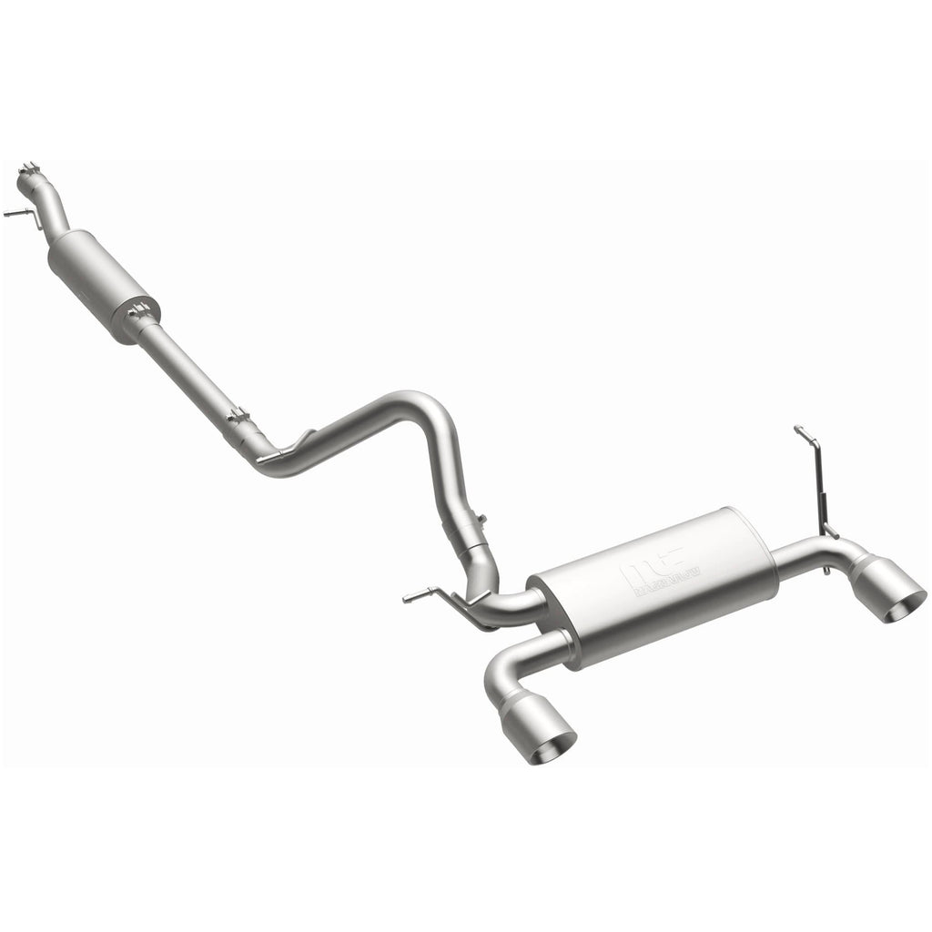 MagnaFlow Exhaust Products 19327 Street Series Black Coated Cat-Back System for Select Jeep Wrangler, Jeep Wrangler JK