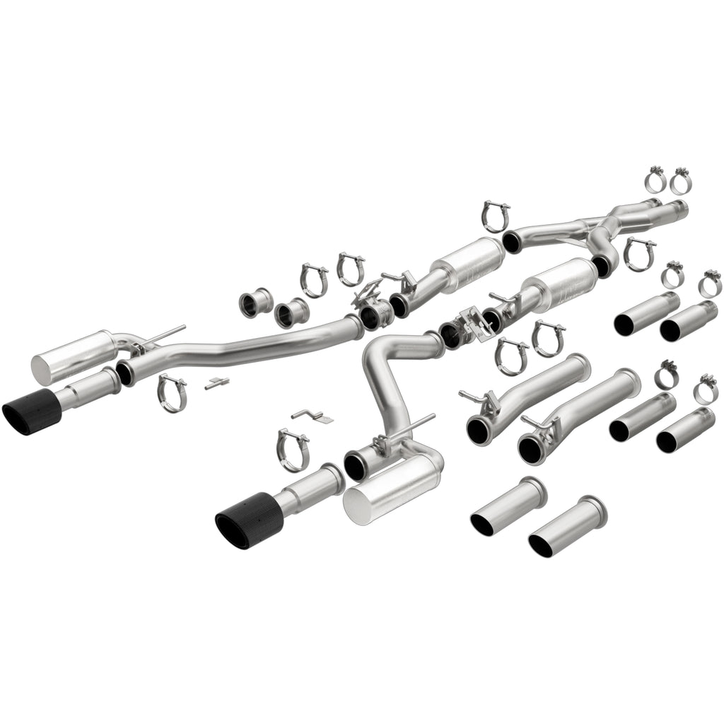 MagnaFlow Exhaust Products 19496 xMOD Series Carbon Fiber Tips Cat-Back System for Select Chrysler 300, Dodge Charger