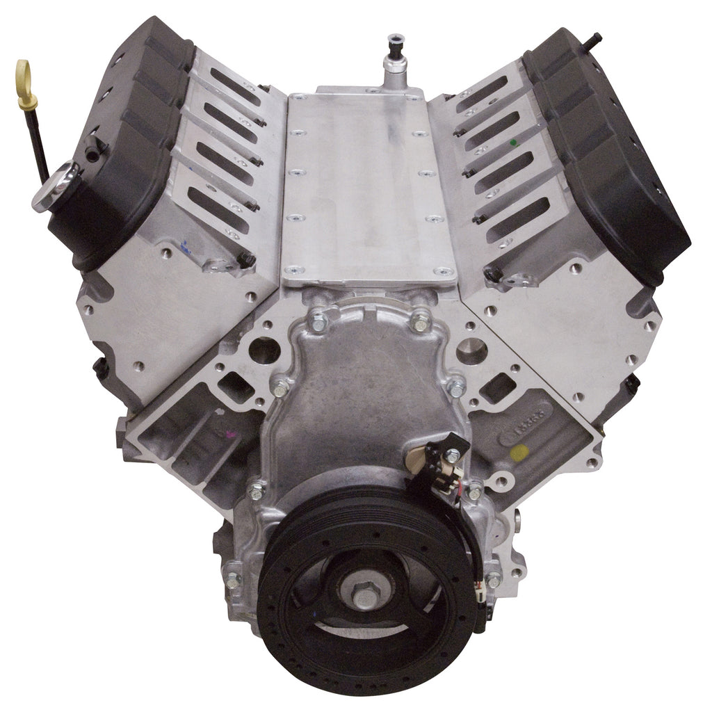 Edelbrock 46725 Long Block #46725 GM LS3 416, Victor Jr. Head, 1-Piece Rear Main