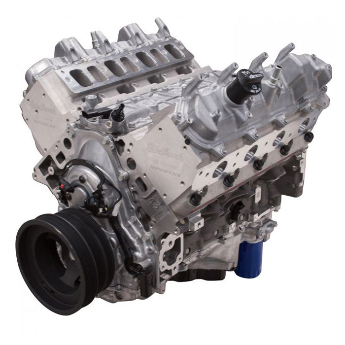 Edelbrock 46755 Long Block #46755 GM LT1 Gen V 416, Performer RPM Head, 1-Piece Rear Main