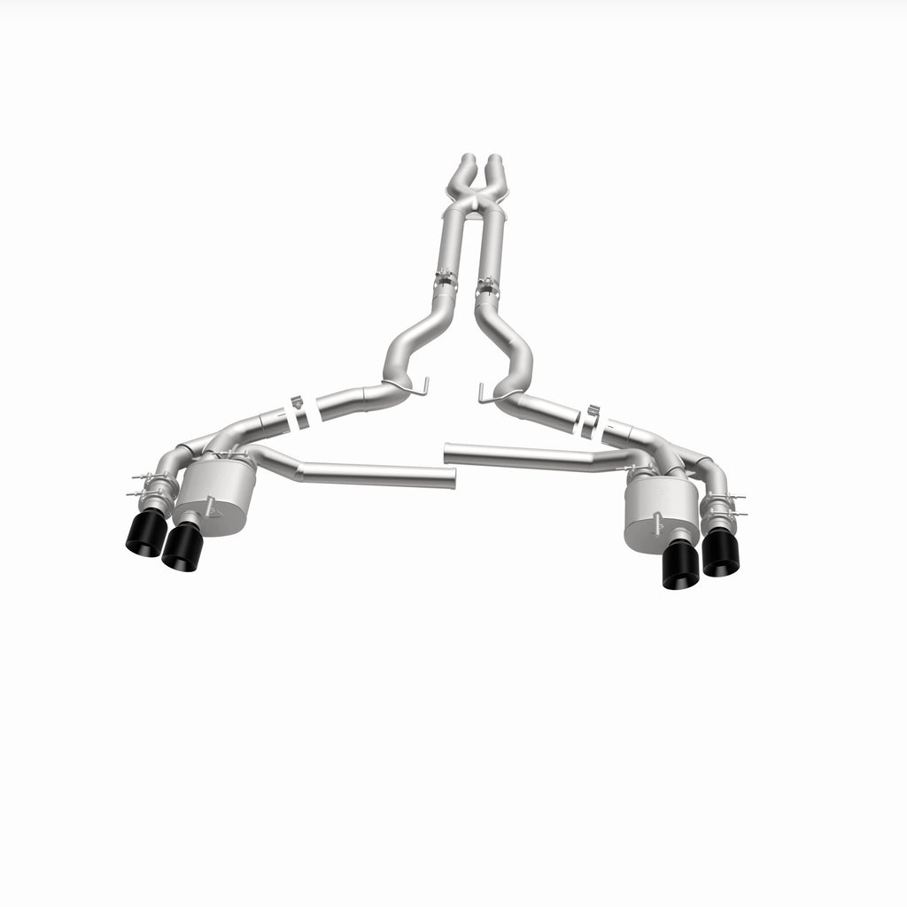 MagnaFlow Exhaust Products 19579 NEO Series Black Chrome Tips Cat-Back System for Select Ford Mustang