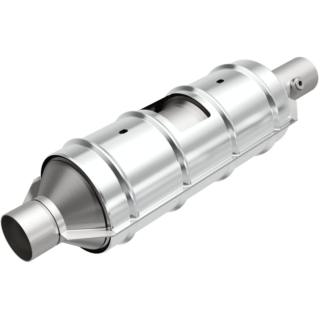 MagnaFlow Exhaust Products 55400 HM Grade Universal Catalytic Converter for Select Ford E-150, Ford E-150 Club Wagon, Ford E-150 Econoline, Ford E-150 Econoline Club Wagon, Ford E-250, Ford E-250 Econoline, Ford E-350 Club Wagon, Ford E-350 Econoline,