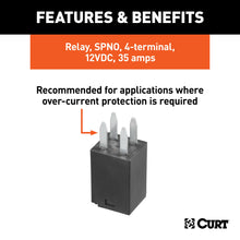Load image into Gallery viewer, CURT 58480 CURT 58480 SPNO; 4-terminal; 12VDC; 35 Amp Relays; 12-Pack - Truck Part Superstore