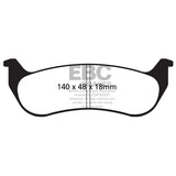 EBC DP41668R Yellowstuff Street And Track Brake Pads