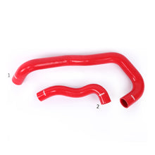 Load image into Gallery viewer, 05-07-Ford-6.0L-Powerstroke-Coolant-Hose-Kit-(Twin-I-Beam-Chassis)-(Red)