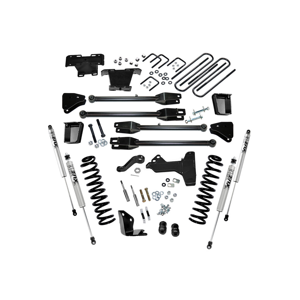 05-07-Ford-F-250-Superduty-4Wd-Diesel-6In-Lift-Kit-W-A-4-Link-ConversionFox-2.0-Shocks