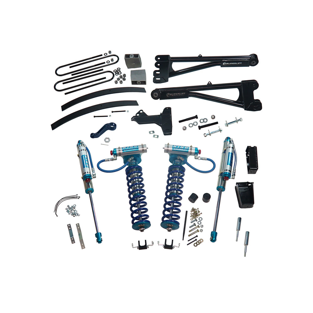 05-07-Ford-F-250F-350-Sd-4Wd-8In-Lift-Kit-WRepl-Radius-Arms--King-Coilovers-Rear-Shocks