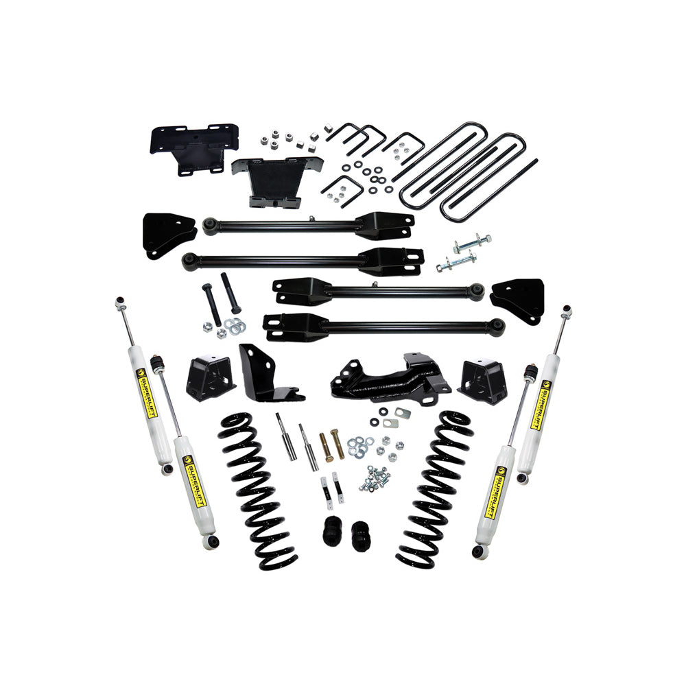 05-07-Ford-F-250F-350-Superduty-4Wd-4In-Lift-Kit-W-4-Link-Conversion---Shocks