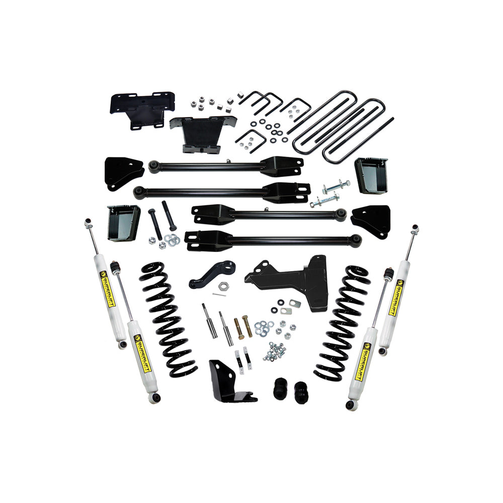 05-07-Ford-F-250F-350-Superduty-4Wd-6In-Lift-Kit-W-4-Link-Conversion---Shocks