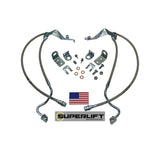 Superlift 91520 Bulletproof Brake Hose - Front - 05-07 F-250/F350 w/ 4-8