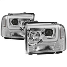 Load image into Gallery viewer, 05-07-Ford-F250350450-Sd-Ver-2-Proj-Headlights---Light-Bar-Drl---Black-Pro-Yd-Fs05v2-Lb-C