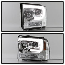 Load image into Gallery viewer, 05-07-Ford-F250350450-Sd-Ver-2-Proj-Headlights---Light-Bar-Drl---Black-Pro-Yd-Fs05v2-Lb-C