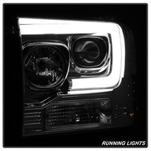 Load image into Gallery viewer, 05-07-Ford-F250350450-Sd-Ver-2-Proj-Headlights---Light-Bar-Drl---Black-Pro-Yd-Fs05v2-Lb-C