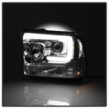 Load image into Gallery viewer, 05-07-Ford-F250350450-Sd-Ver-2-Proj-Headlights---Light-Bar-Drl---Black-Pro-Yd-Fs05v2-Lb-C
