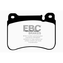 Load image into Gallery viewer, 05-07-Mercedes-Benz-C230-(W203)-2.5-Sport-Sedan-Greenstuff-Front-Brake-Pads