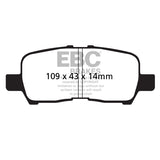 EBC DP41684R Yellowstuff Street And Track Brake Pads