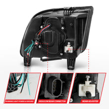 Load image into Gallery viewer, 05-09-Ford-Mustang-(WFactory-Halogen-Hl-Only)-Projector-Headlights-WLight-Bar-Black-Housing