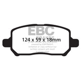 EBC UD956 Ultimax OEM Replacement Brake Pads