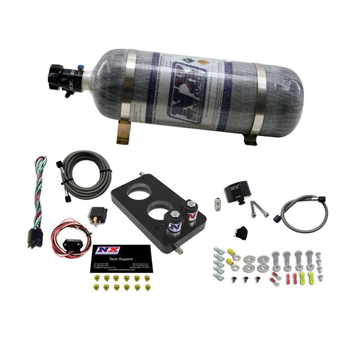 05-10-Ford-Mustang-4.6L-3-Valve-Nitrous-Plate-Kit-(50-150Hp)-W12Lb-Bottle