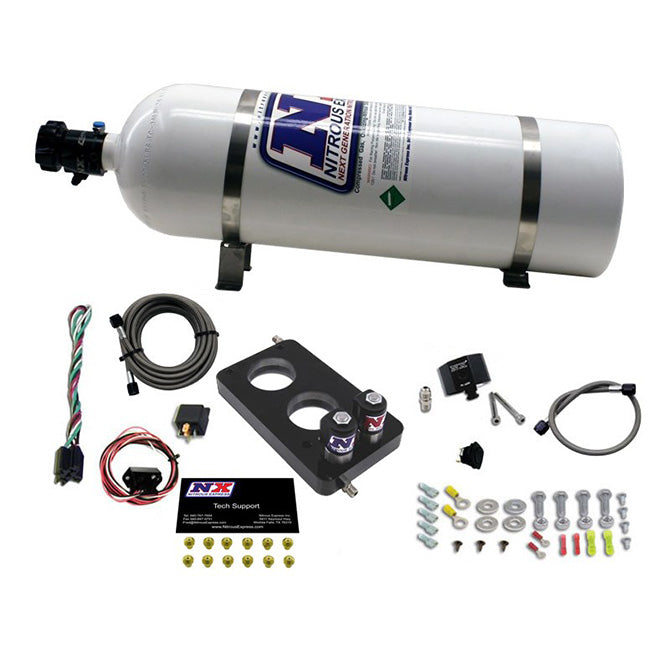 05-10-Ford-Mustang-4.6L-3-Valve-Nitrous-Plate-Kit-(50-150Hp)-W15Lb-Bottle