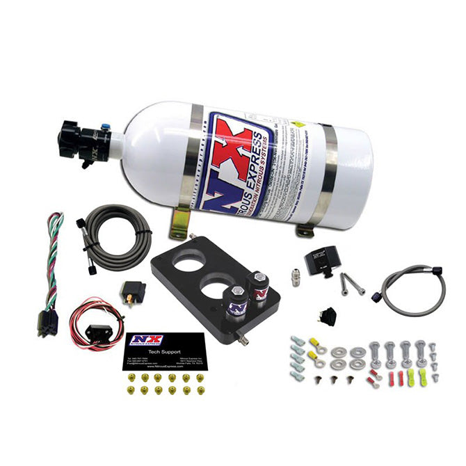 05-10-Ford-Mustang-4.6L-3-Valve-Nitrous-Plate-Kit-(50-150Hp)-W10Lb-Bottle