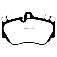 Load image into Gallery viewer, 05-10-Lamborghini-Murcielago-6.5-(4-Pad-Set)(Cast-Iron-Rotors)-Redstuff-Front-Brake-Pads