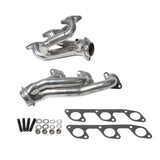 BBK 40100 2005-2010 MUSTANG 4.0L-V6 1-5/8 SHORTY EXHAUST HEADERS (POLISHED SILVER CERAMIC)