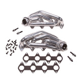 BBK 16120 2005-2010 MUSTANG GT 1-5/8 SHORTY TUNED LENGTH HEADERS (POLISHED SILVER CERAMIC)