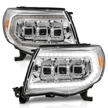 Load image into Gallery viewer, 05-11-Toyota-Tacoma-Led-Projector-Headlights-WLight-Bar-Swtchbk-Seq.-Chrome-WInitiation-Light